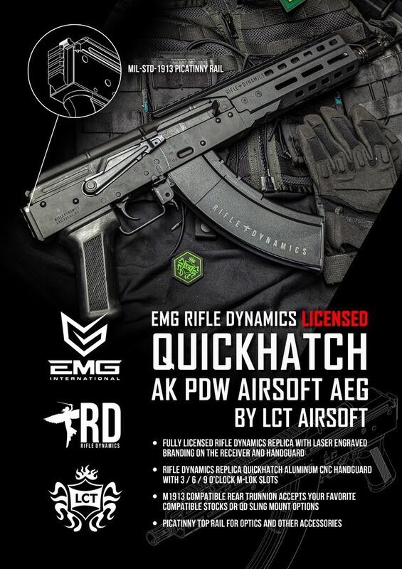 {凱璿 生存遊戲專賣店} EMG授權 LCT出品 RD Rifle Dynamics Quickhatch AK電動槍 | 露天市集 | 全台 ...