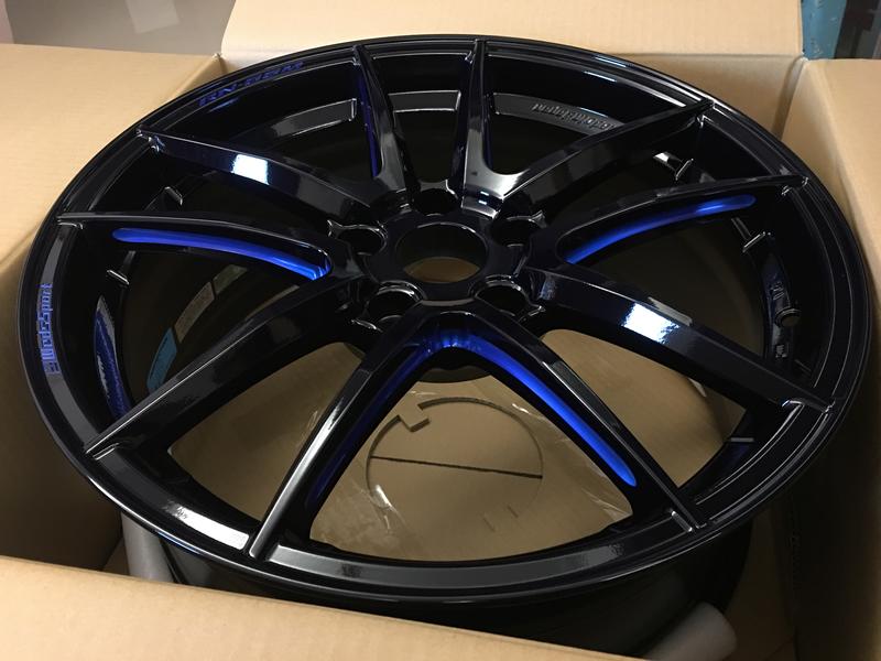 WedsSport RN-55M BBM 2本 18×9.5J+51 5H 120 ウェッズスポーツ ホイール2本 ブラックブルーマシニング 代引手数料無料 送料無料(沖縄・離島除) WEDS WedsSport RN-55M BBM 4本 18×9.5J+51 5H 120 ウェッズスポーツ