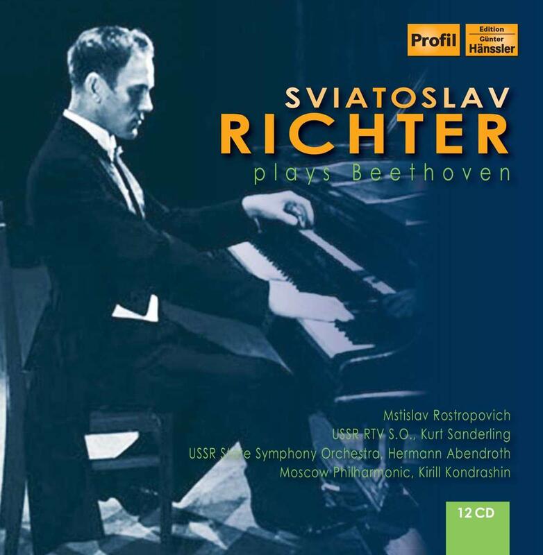 [特價 1889↘1335] 鋼琴大師 Svjatoslav Richter李希特演奏貝多芬作品集 12 CD 正版全新