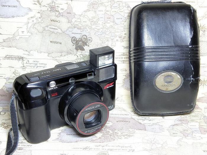 收藏古典&體驗銀鹽】Minolta MAC-TELE 雙定焦輕便底片相機(同Leica AF 