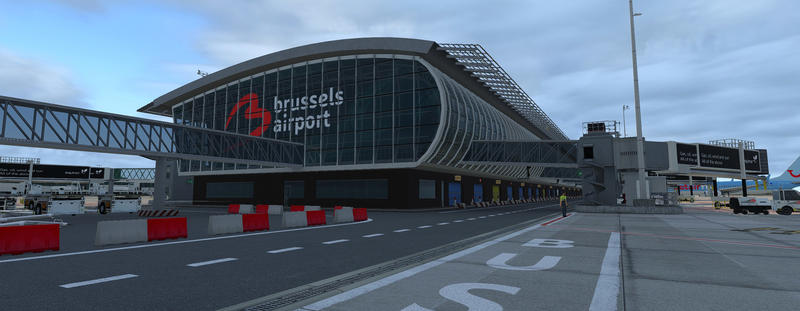 JUSTSIM 布魯塞爾機場 EBBR - BRUSSELS AIRPORT V.2 - X-PLANE 11