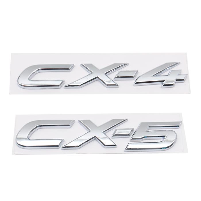 適用于馬自達CX5昂克賽拉后尾箱英文字母標一汽馬自達cx4后車標貼