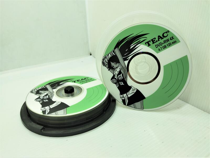 二手4.7CB 4X DVD+ RW燒錄片 12入 空白光碟