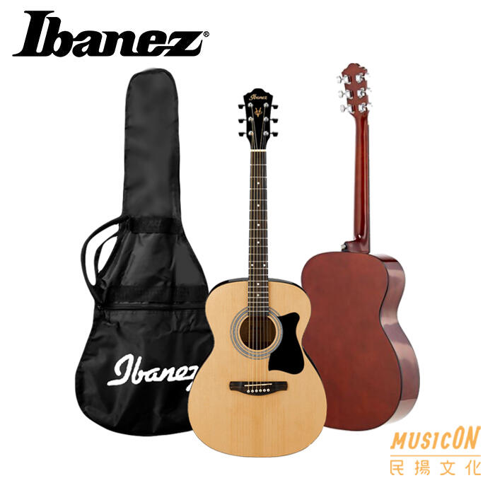 【民揚樂器】民謠吉他 Ibanez VC50NJP-NT OM桶木吉他 買一送十套裝組