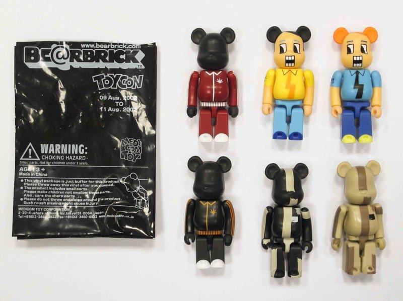 ❤里昂玩具部❤ 新品Be@rbrick 香港玩具展會場限定Toycon 2002 100% 共