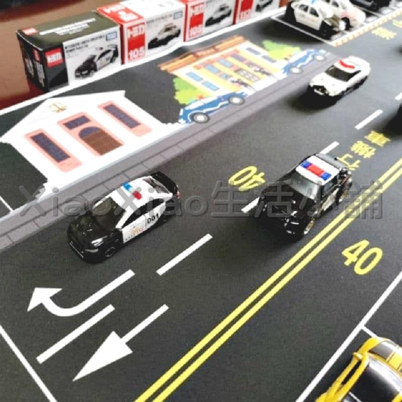 警察的正義 車車墊( TOMICA 迴力車 超跑 小汽車 機器人 樂高)《1:64》模型車主題地墊
