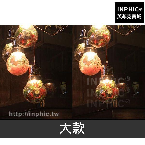 INPHIC-酒館燈具主題餐廳咖啡廳藝術胡桃裝飾吊燈玻璃綠植-大款_bMYh