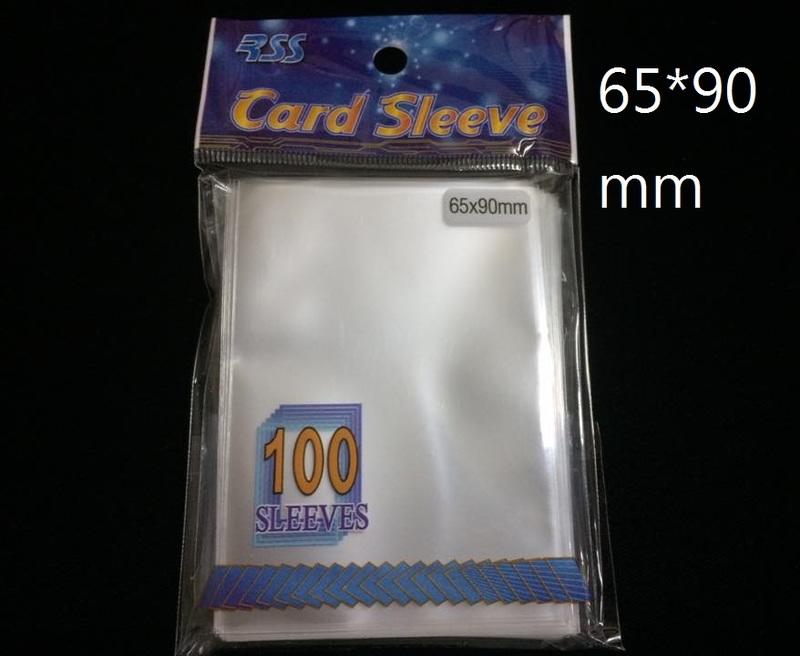 桌遊 收藏卡 透明卡套 (薄) 每包100枚入 65*90mm