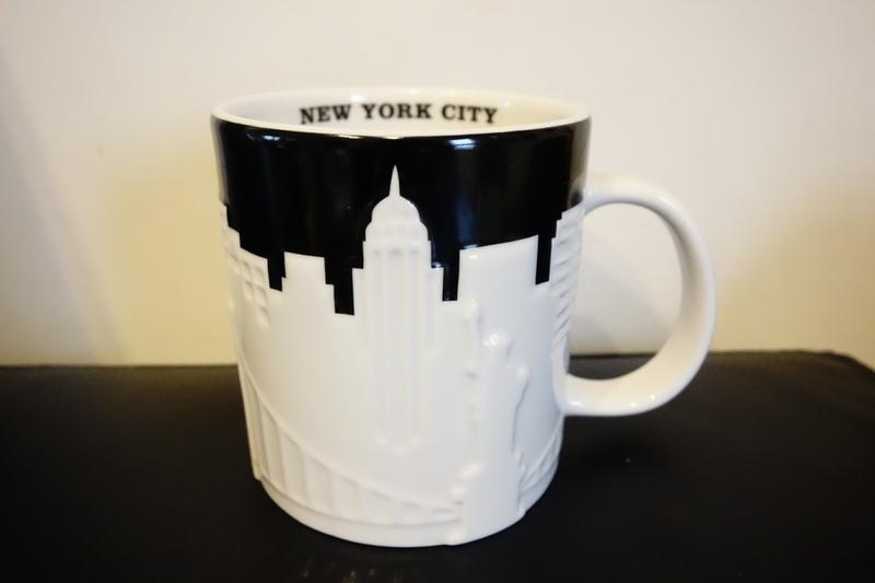STARBUCKS 星巴克 浮雕杯 馬克杯 紐約 城市杯