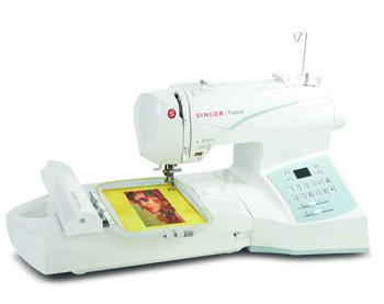 勝家縫紉機~型號CE-350電腦刺繡機~9成新
