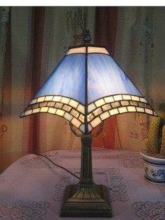 COZYLIFE-歐式古典燈飾地中海辦公檯燈 歐美彩色玻璃藝術燈飾