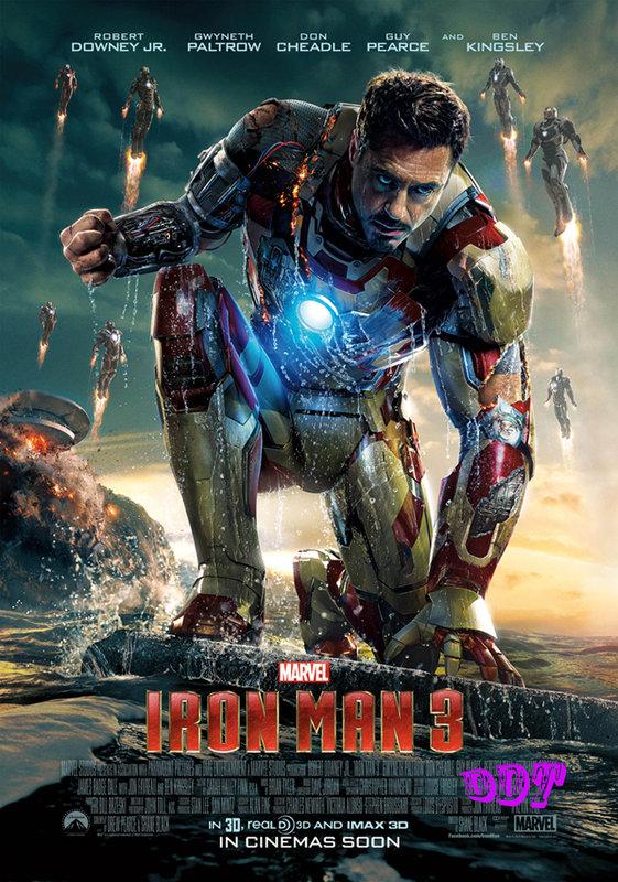 [ddt] 防水海報  鋼鐵人3  Iron Man 3~68 × 101公分