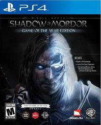 【電玩販賣機】全新未拆 PS4 中土世界：魔多之影 年度完整版 -英文版- Middle Earth Mordor