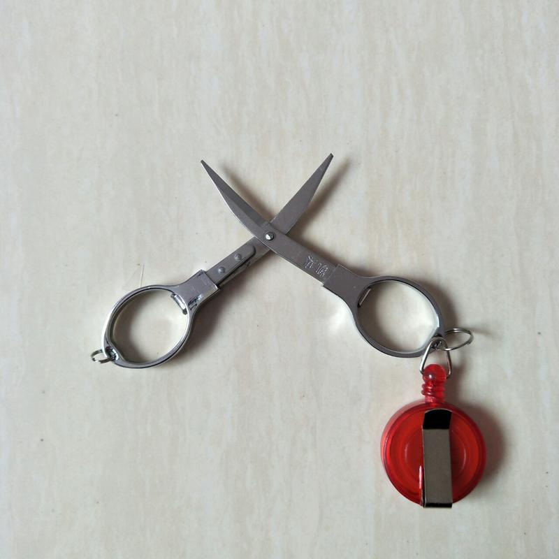 伸縮扣環+不銹鋼伸縮剪刀 8字剪 可以剪PE布線