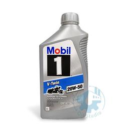 《油工坊》MOBIL 1 美孚1號 V Twin 4T 20W50 全合成 SN MA 檔車 嬉皮 哈雷 雙缸 扭力大