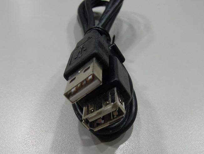 USB A(公) 轉 A(母) 1M 延長線 (黑色)