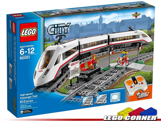 【樂高小角落】 LEGO CITY 60051 樂高城市系列、高速旅客列車~全新現貨