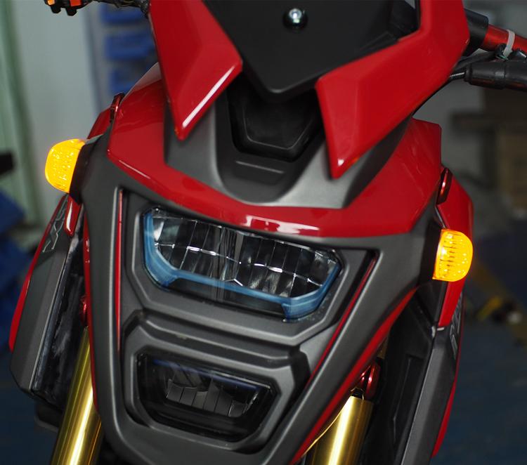 摩托車改裝 機車 萬用服貼式橢圓形 LED 方向燈 側燈 透明燻黑 5色 BWS T2 FZR NSR MSXSF 酷龍