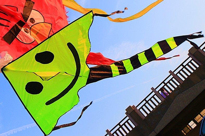 【風箏小舖】微笑 笑臉 風箏 Smiling Kite-玻璃纖維 骨架 平紋布 造型風箏
