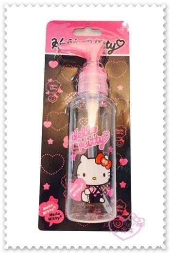 ♥小花花日本精品♥ Hello Kitty 旅行用必備 乳液 化妝水 分裝瓶 100ml 台灣製 33175409