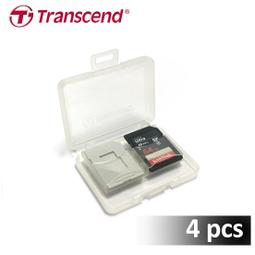 原廠 創見 Transcend 多功能 記憶卡收納盒 4片裝 記憶卡保存盒 (TS-SDBOX-4P)