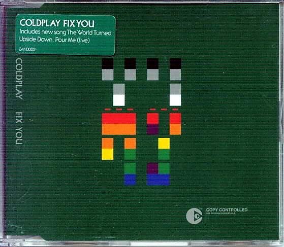 COLDPLAY酷玩樂團Fix You澳版影音單曲CD