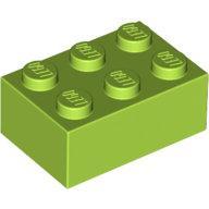 【積木樂園】樂高 LEGO 4220631 Brick 2x3 萊姆綠 基本磚 G521