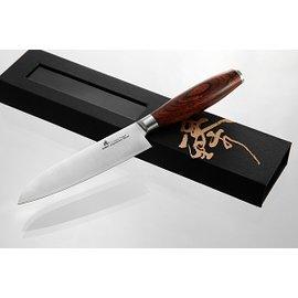  臻品坊 < 臻 高級料理刀具> ~日本進口三合鋼系列~ VG-10 類楓木柄三德廚師刀(120mm)