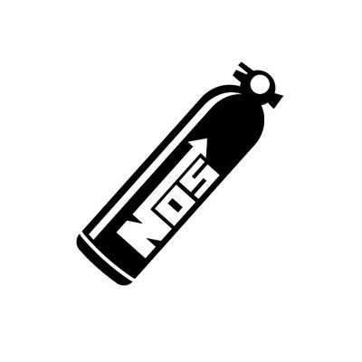 【湘阪車飾】 NOS 氮氣 鋼瓶 貼紙 潮貼 酷貼 個性貼紙 裝飾貼 汽車貼 機車貼