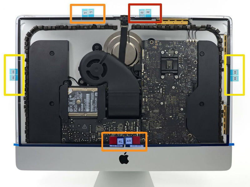 iMac27吋5K（A1419）2014-2015年原裝液晶固定膠條（非仿貨導致液晶掉落破裂）含稅，選購其它膠條拆機工具