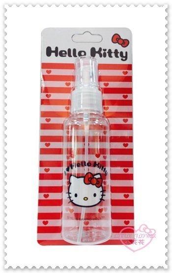 ♥小花花日本精品♥ Hello Kitty 旅行用必備 噴水瓶 噴霧瓶 分裝瓶 100ml 台灣製 33175706