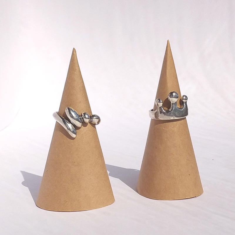 日本 YAMACO 純銀皇冠造型戒指 | 日本 手作 925銀 GEM系列