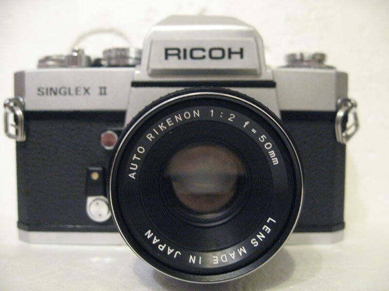 RICOH SINGLEX II(M42)附50mmF2 標準鏡(附相機套)