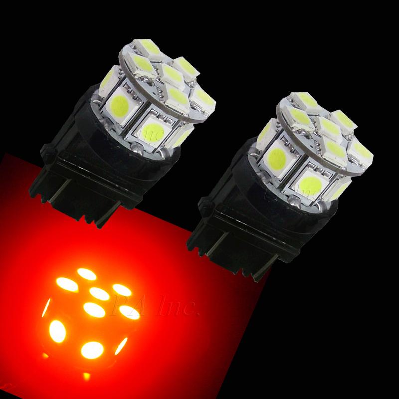 【PA LED】美規 雙芯 3157 單芯 3156 13晶 39晶體 SMD LED 紅光 方向燈 煞車燈