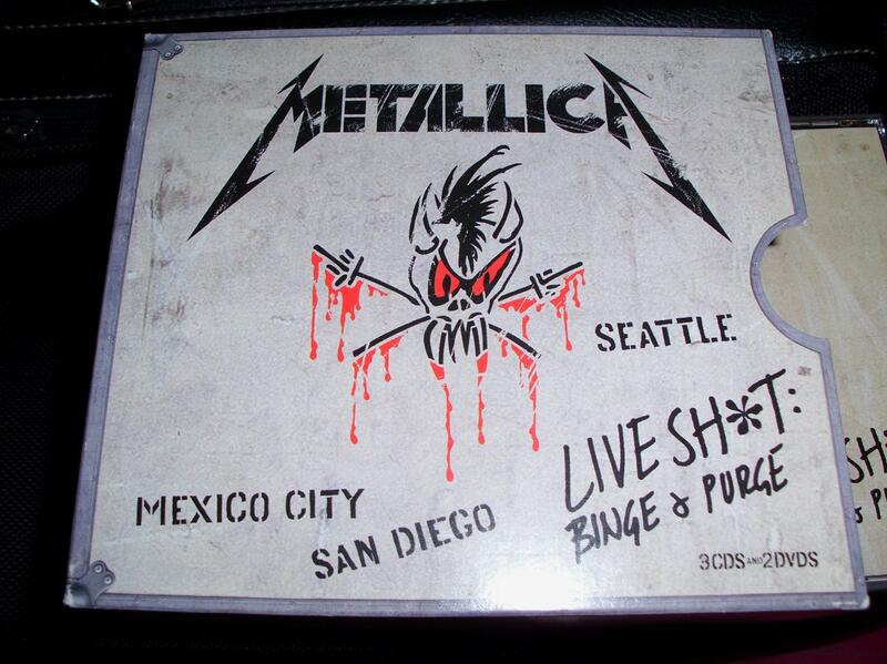 Metallica - Live Shit: Binge & Purge / 進口日盤 3CD+2DVD