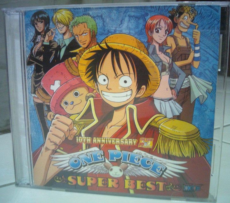 EM】CD ONE PIECE SUPER BEST 海賊王航海王主題歌曲精選（雙CD