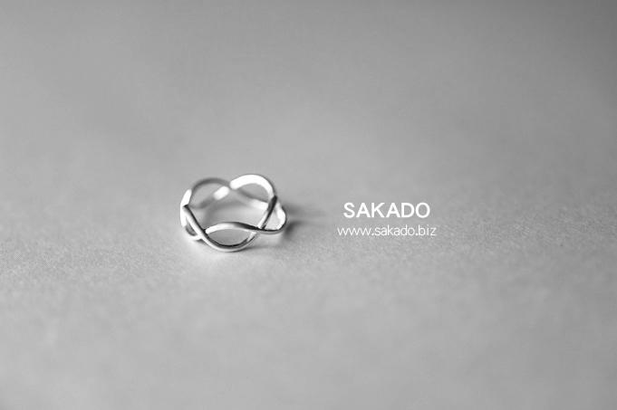 925純銀戒指-阪堂SAKADO-韓版設計師款--波浪開口戒(尺寸可調)