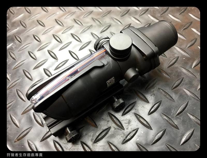 【狩獵者生存專賣】TA31 ACOG 4X32 四倍小海螺光纖感光式快瞄鏡-紅點-箭頭分化瞄點版