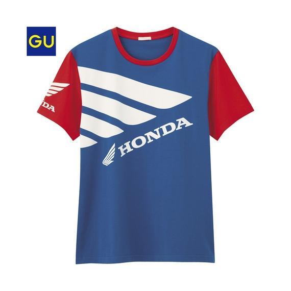 日系 GU HONDA 限定 藍紅 尺寸 XL