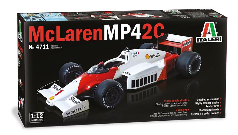 ITALERI 1/12 McLaren MP4/2C Racing Car (4711) | 露天市集 | 全台最大的網路購物市集