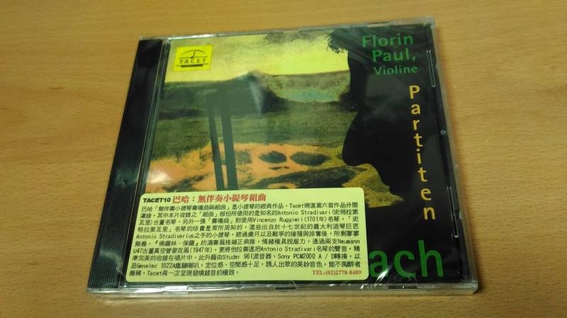 【駱克古典CD】BACH PARTITEN FLORIN PAUL《TACET10》