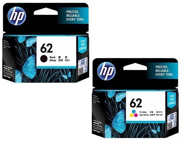【Pro Ink】HP 62 原廠盒裝墨水匣 黑色+彩色 / 標準容量 / 5740 5540 5640 7640 含稅