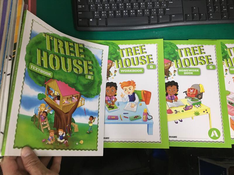 全新未使用4本合售何嘉仁美語TREE HOUSE 6 TEXTBOOK workbook課本HESS