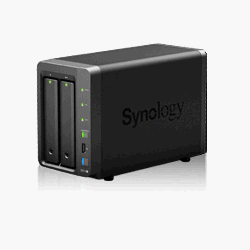 Synology DS214-PLUS 網路儲存NAS伺服器(雙核1.33 CPU/1GB/2Bay/USBx3/eSATAx1/IP Cam chan.x16)