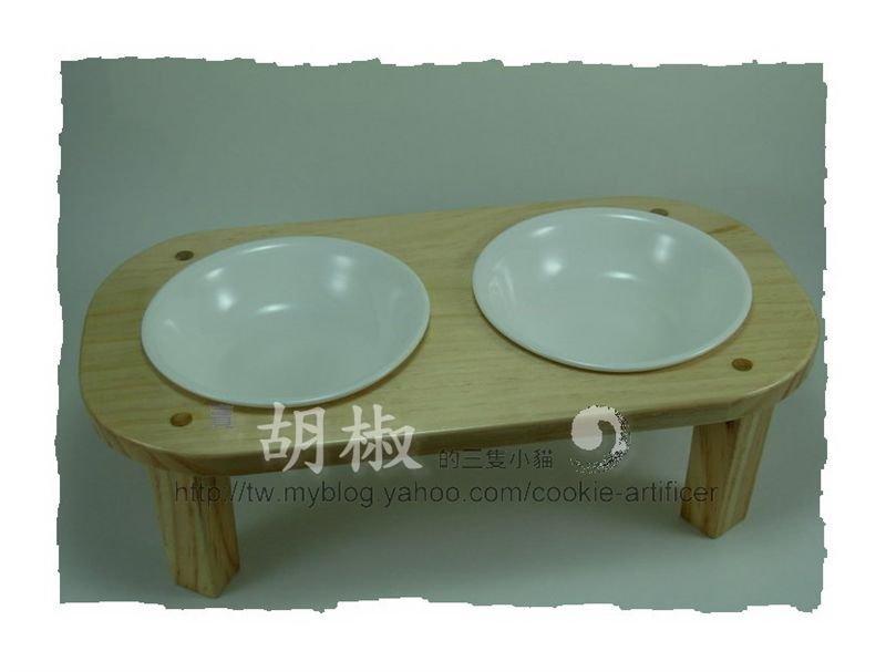 【御用工匠】純手工餐桌 原木製寵物餐桌 貓餐桌 狗餐桌 (標準型) 訂做 餐桌
