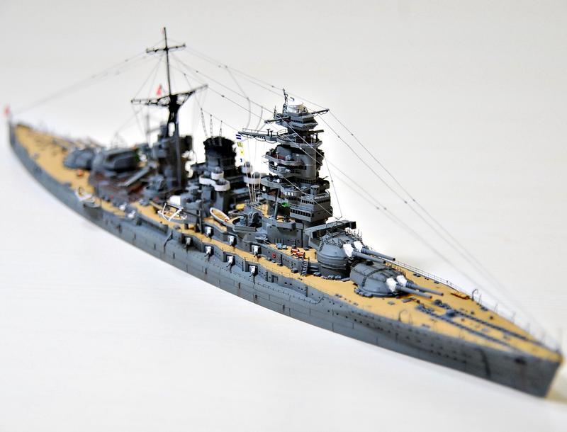 東方艦隊 之 戰艦世界 1/700 日本帝國海軍 長門號 超弩級戰艦 --手作藝品