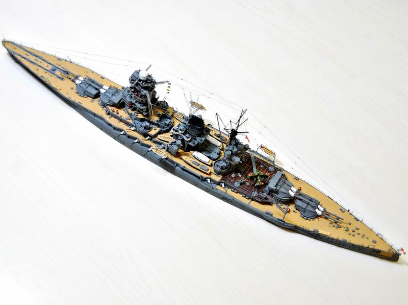 東方艦隊之戰艦世界1/700 日本帝國海軍長門號超弩級戰艦--手作藝品 