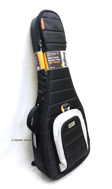 立昇樂器 MONO M80系列 OM桶 木吉他袋 古典吉他袋 防刮耐磨防潑水 M80-AC-BLK 黑色 可加購TK1
