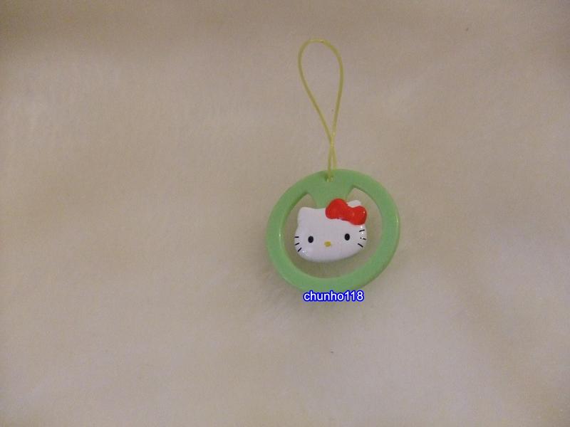 全新 SANRIO KITTY 小玩具(綠)-2001年