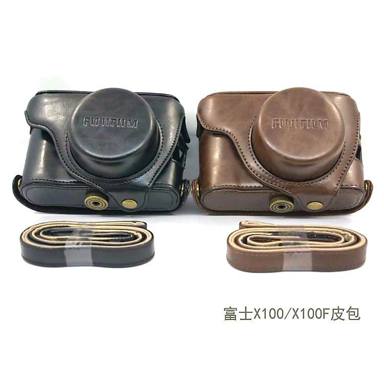 Fujifilm富士X100F X100 X100T X100S相機包單肩斜跨皮套全包皮包  W182 
